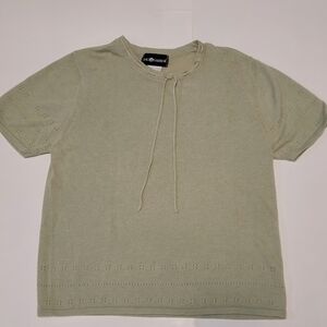 Vintage Sage green knit top